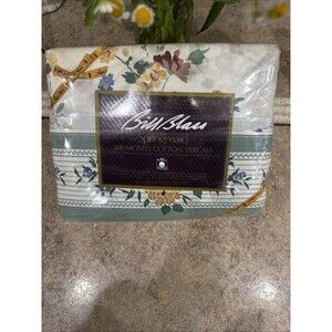 NWT Bill Blass California King Sheet Set Raphael Rose